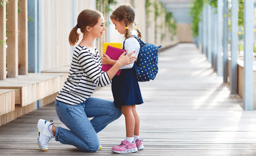 Children at school
